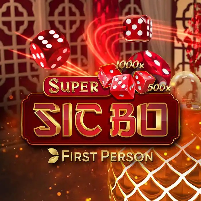 Super Sic Bo slot logo by Evolution at Janusz Casino