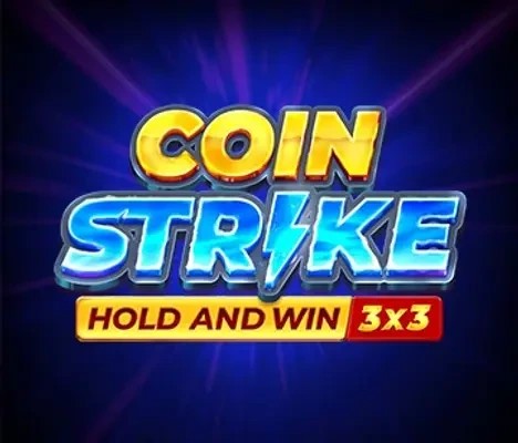 Coin Strike: Hold and Win slot logo by Playson at Janusz Casino