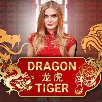 Dragon Tiger logo by Evolution at Janusz Casino