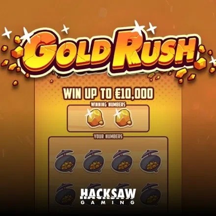 Official Lottery logo: Gold Rush by Hacksaw Gaming at Janusz Casino
