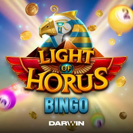 Light of Horus Bingo by Darwin Gaming, showcased at januszcasino.de – game logo