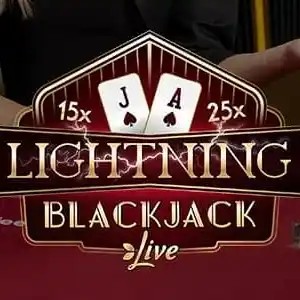Lightning Blackjack logo – Live Dealer by Evolution at Janusz Casino