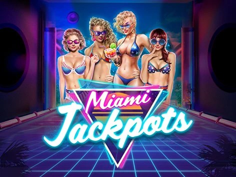 Miami Jackpots slot icon by Booming Games, available at Janusz Casino