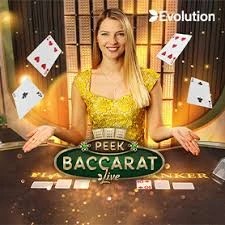 Peek Baccarat slot icon by Evolution, available at Janusz Casino