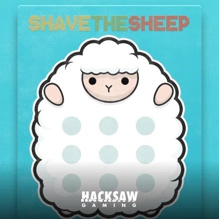 Shave the Sheep online game logo by Hacksaw Gaming on januszcasino.de