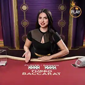 Official Live Dealer logo: Turbo Baccarat by Pragmatic Play at Janusz Casino